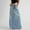 Skirts for women-Blue, variant on Homenesgenics Skirt for Women Short Women High Waisted Versatile A-Line Skirt with A Temperament and Solid Color Denim Skirt Blue M