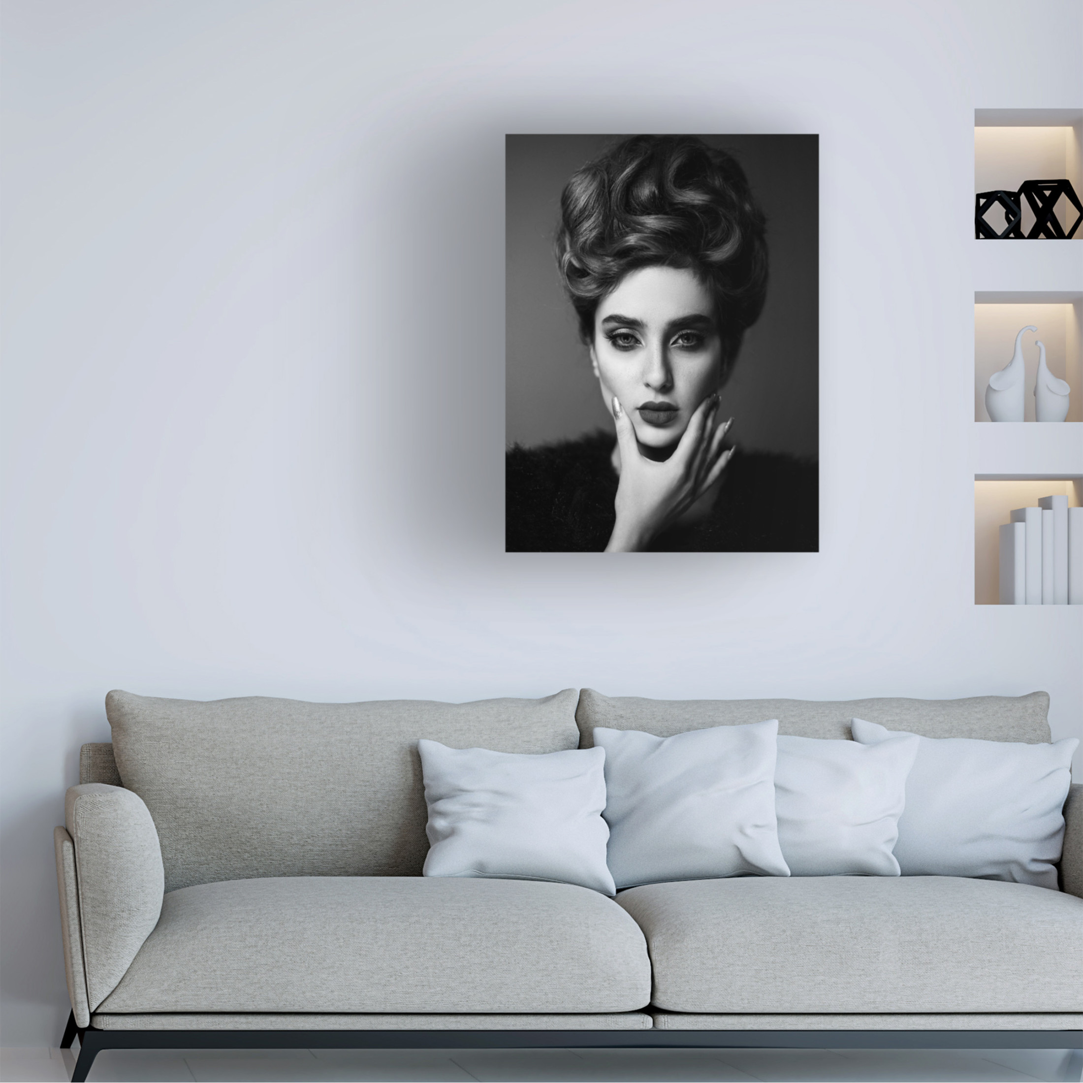 Canvas Wall Art - Amin Hamidnezhad 'Attitude' Wall Art for Living Room, Bedroom, or Office Décor by Trademark Fine Art - 24 x 32 Inches
