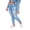 Light Blue, variant on Vedolay Trousers Casual Women's Flare Bell Bottom Jeans High Waisted Wide Leg Bootcut Jeans,Blue XL