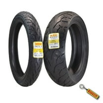 Pirelli Night Dragon Tire Set: 100/90-19 M/C 57H TL Front & 180/60B17 M/C 81H REINFTL Rear Cruiser Motorcycle Tires - Superior Traction & Handling for High-Performance Cruisers w/ Keychain