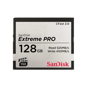 SanDisk 128GB Extreme PRO CFast 2.0 CompactFlash Memory Card - SDCFSP-128G-A46D