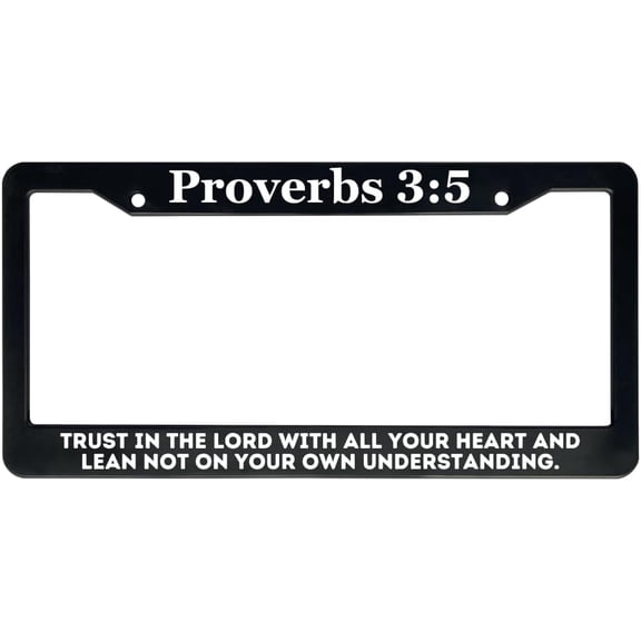 in God We Trust | Christian License Plate Frame (Pack of 1)