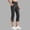 Black, variant on High Waisted Yoga Capris Leggings With Pockets Women Casual Athletic Pants