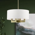 thumbnail image 5 of Livex Lighting - Cresthaven - 4 Light Chandelier in Contemporary Style - 18, 5 of 11