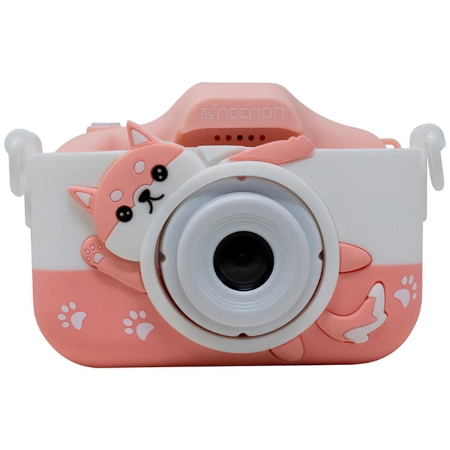 Camara Digital NECNON NCD-KIDS2 8MP Zoom 4X 30FPS Flash Integrado Slot Micro SD Gato NBCKN404GA rosa