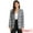 Grey, variant on DARING DIVA Women's Plaid Notched Lapel Blazer XS Dark Blue