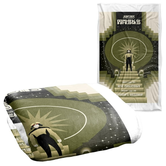 Star Trek The Next Generation Season 7 Episode 17 Silky Touch Super Soft Throw Blanket 36" x 58"