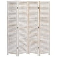 thumbnail image 6 of vidaXL 3/4/5/6-Panel Solid Paulownia Wood Room Divider Screen Multi Colors, 6 of 48