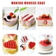 thumbnail image 3 of Pastel De Acero Inoxidable, Cortadores De Galletas De Ratón Con Tapa De Empuje, Cortadores De Galletas De Fondant Diy, Herramientas Para Hornear Para Decoración De Pasteles Speravity HA043638-02, 3 of 6