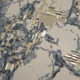 thumbnail image 5 of Natural Taupe Marbled Pattern Throw Pillow, 5 of 5