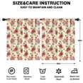 thumbnail image 2 of Pioneer Flower Floral Print Pattern Teens Curtains,Teens Insulated Curtains Set Of 2,Bedroom Essentials,Toddler Room Decor 52"x63", 2 of 5