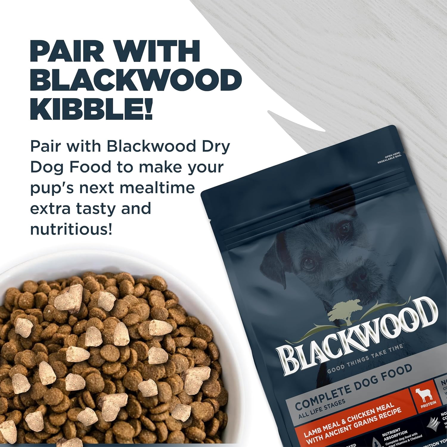 Blackwood Meal Toppers Beef & Sweet Potato Recipe Training Treat & Food Topper for Dogs, 8 oz Bag