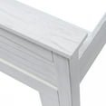 thumbnail image 7 of Sea Wind Florida Surfside Coastal Wood King Panel Bed in White, 7 of 7