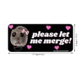 thumbnail image 3 of ¡Gran oferta! Paquete de 3 pegatinas para coche Cute Dismal Hamster: impermeables, perfectas para conductores principiantes, 3 of 3