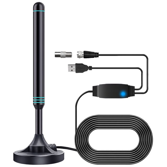 Antena Digital Amplificada HD Exterior Interior 480+ Millas