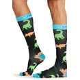 thumbnail image 4 of Cherokee Mprintsupport Men 12 mmHg Support Socks, One Size, Dancing Dinos, 4 of 6
