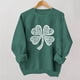 thumbnail image 1 of TaTaai Women Loose Fit St Patrick's Day Printed Crew Neck No Hood Sweatshirt Long Sleeve Casual Top Ladies Daily Street Office Commute Wear Soft Comfortable No Fading Top Gift, 1 of 6