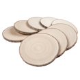 thumbnail image 1 of Wood Slices Maputune, 8 unidades, 30 a 33 cm, grandes, sin terminar, para bricolaje, 1 of 7