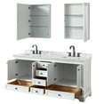thumbnail image 4 of Wyndham Collection WCS202072DGBCMUNSMED Deborah 72" Free Standing Double Vanity Set - Dark, 4 of 7