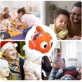 thumbnail image 5 of FYBTO Babies Fish Toy,Electric Swimming Fish Babies,Light Up Musical Ocean Life Toy,Interactive Robot Fish for Kids,Creative Swinging Cartoon Fish Toy,Electric Goldfish for Babies Bath Time Toys-0719, 5 of 5