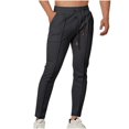 thumbnail image 2 of ZHUGeLI Casual Work Pants for Men Slim Fit Sweatpants Active Hiking Gym Track Pants Straight Stretch Jogging Trousers, 2 of 9