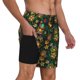 thumbnail image 2 of Fotbe Mask Tropical Flower Traje de Baño para Hombre – Shorts de Natación de Secado Rápido con Forro y Bolsillos-3X-Large, 2 of 6