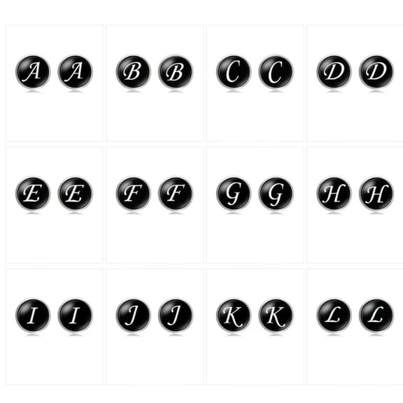 NICEXMAS Shirt Cuff Jewelry 1 Pair Black Glass Decorative Collar Button For Men