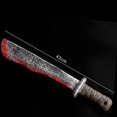 thumbnail image 3 of Cuchillo de sangre para Halloween, cuchillo afilado con sangre, Festival fantasma, juguete de plástico, cuchillo de cocina de simulación, accesorios complicados, cuchillo curvo, 3 of 5