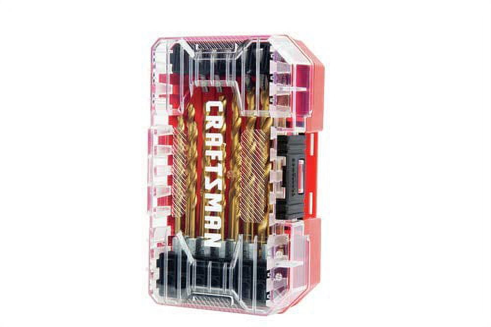 Craftsman CMAM3211 Drill Bit Set/ Screwdriver Set 21-Piece Titanium