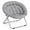 Gray, variant on Magshion Folding Saucer Chair, 600D Oxford Cozy Chair for Living Room Bedroom, Foldable Lounge Chair,Gray