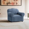 thumbnail image 2 of Housse de Chaise Housse de Fauteuil Housse de Fauteuil en Coton Housse Extensible Élégante Protecteur de Meubles Mille Righe Collection (Chaise), 2 of 7