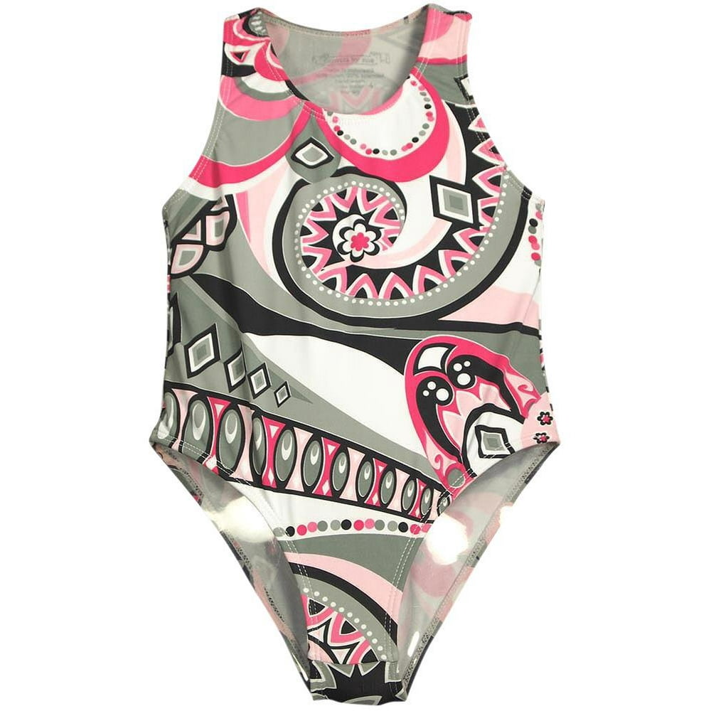 Flowers by Zoe Flowers by Zoe Girls One Piece Swimsuit Bathing Suit