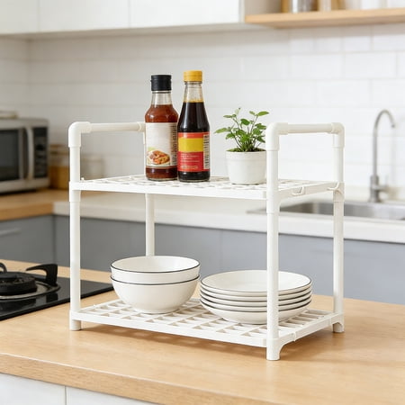 Rolling Storage Cart Mobile Utility Organizer Shelving Unit Manage Household Items in Kitchen Pantry Laundry Room KTFgvq