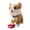 A, variant on Interactive Electric Plush Dog Toys with Sound,Touch Activated Pet Simulator Sings and Sticks Out Tongue,Lifelike Barking Stuffed Companion for Kids,Requires 3 AA Batteries,E