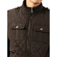 thumbnail image 4 of Ma Croix Mens Quilted Jacket Business Casual Diamond Fleece Lined Padded Winter Jackets, 4 of 7