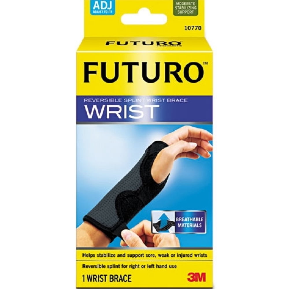 2 Pack 3M Futuro Reversible Splint Wrist Brace 1 Each