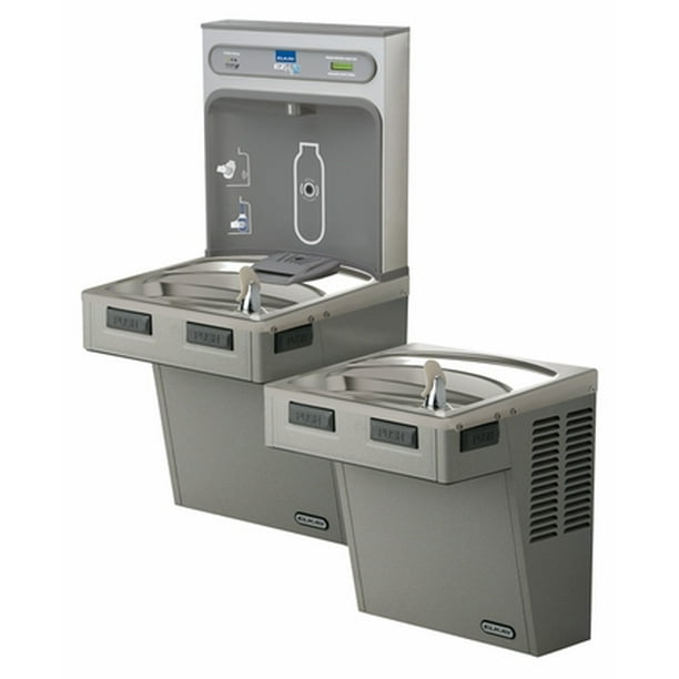 Elkay LMABFTL8WSLK Filtered EZH2O Bottle Filling Station with BiLevel ADA Cooler