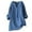 Blue, variant on ZVAVZ Summer Womens Tunic Tops To Wear With Leggings,Ladies Cotton Linen Buttons Dwon Tees Shirts Short Sleeve V-Neck Tops Loose Fit T Shirts for Women Black,S