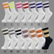 thumbnail image 3 of Calcetines de algodón de otoño e invierno para hombre, calcetines casuales de media caña, calcetines de moda de estilo coreano, calcetines de rayas, calcetines deportivos de felpa, 3 of 6