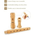 Eastar Soprano Recorder With Hard Case, Descant Baroque C Key 3 Piece Maple Wood for kids Adults