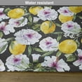 thumbnail image 6 of Ambesonne Tropical Place Mats Set of 4, Hibiscus Petals Lemons, Standard Size, Multicolor, 6 of 6