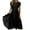 Black, variant on Womens Wedding Guest Dresses Plus Size Sexy Solid Short Sleeve Round Neck Lace Chiffon Mesh Waist Party Dresses