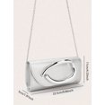 thumbnail image 5 of Wynndora Women's Envelope Clutch Purse, Evening Bag with Detachable Chain Strap, 5 of 8