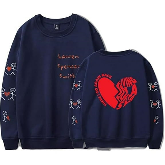 Lauren Spencer Smith Long Sleeve Vintage Crew Neck Pullover Casual Sweatshirt Unisex Streetwear