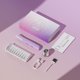 thumbnail image 2 of Sonic Dermaplaning Tool para mujeres, Recargable Dermaplane Razor Sonic Edge Tecnología para vello facial, exfoliante y pelusa de melocotón, 10 cuchillas de repuesto color morado, 2 of 7