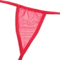 thumbnail image 3 of Aiihoo Women's 2Pcs Brazilian Swimwear Charming Bikini Set Tiny Micro Bra Top G-String Briefs Red One Size, 3 of 6