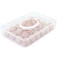 thumbnail image 3 of KINJOEK  Clear Deviled Egg Carrier with 3 Layer, Holds 72 Eggs Deviled Egg Holder with Lid, Carrier Egg Container Tray for Refrigerator, 3 of 7