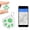 Green, variant on GPS Tracker for Dogs Bluetooth 5.0 - Mini Anti Lost Pet Locator Device Cat Paw Shape Tracker for Collar Keys Luggage Wallet