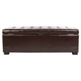 thumbnail image 7 of SAFAVIEH Large Manhattan Storage Bench Cordovan, 7 of 7