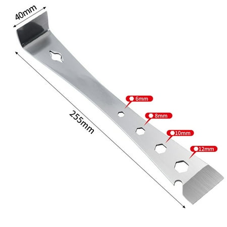 

Pry Bar Staple Remover Scraper Automobile Modification Crowbars Manual Tool